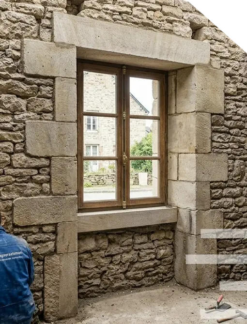 Maçonnerie pierre traditionelle